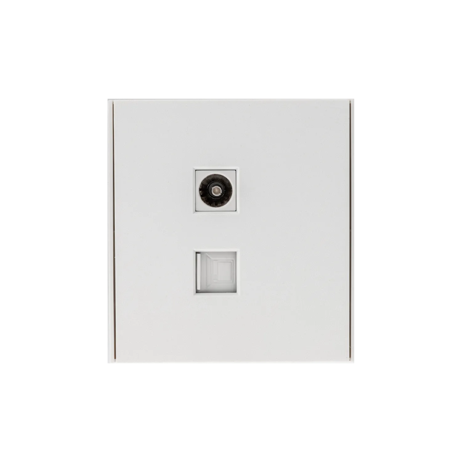 Розетка STRONG компьютерная RJ45 кат6 + TV с/у жемчуг KRANZ