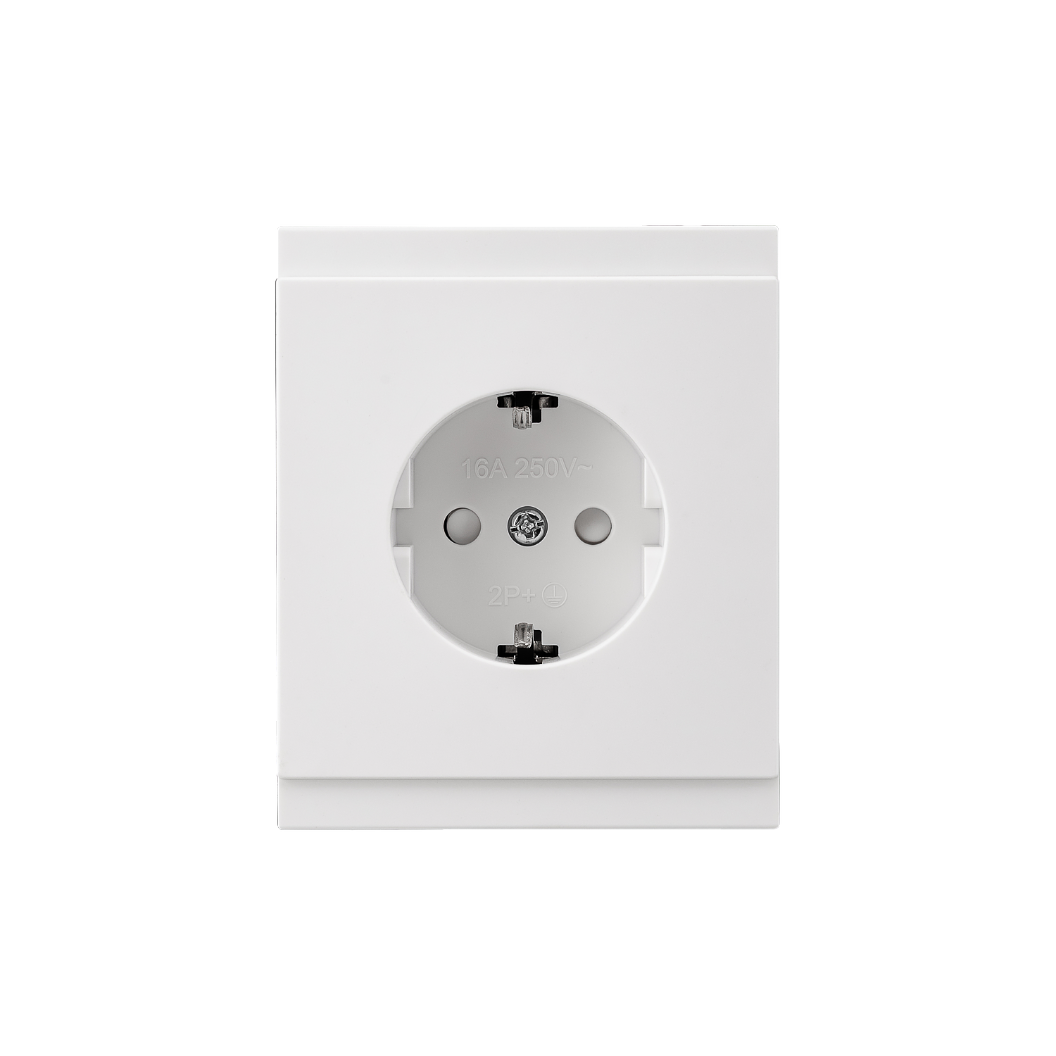 Розетка SETE 1-ая с/з с/у, со шторками 16А жемчуг IP20/IP44 KRANZ