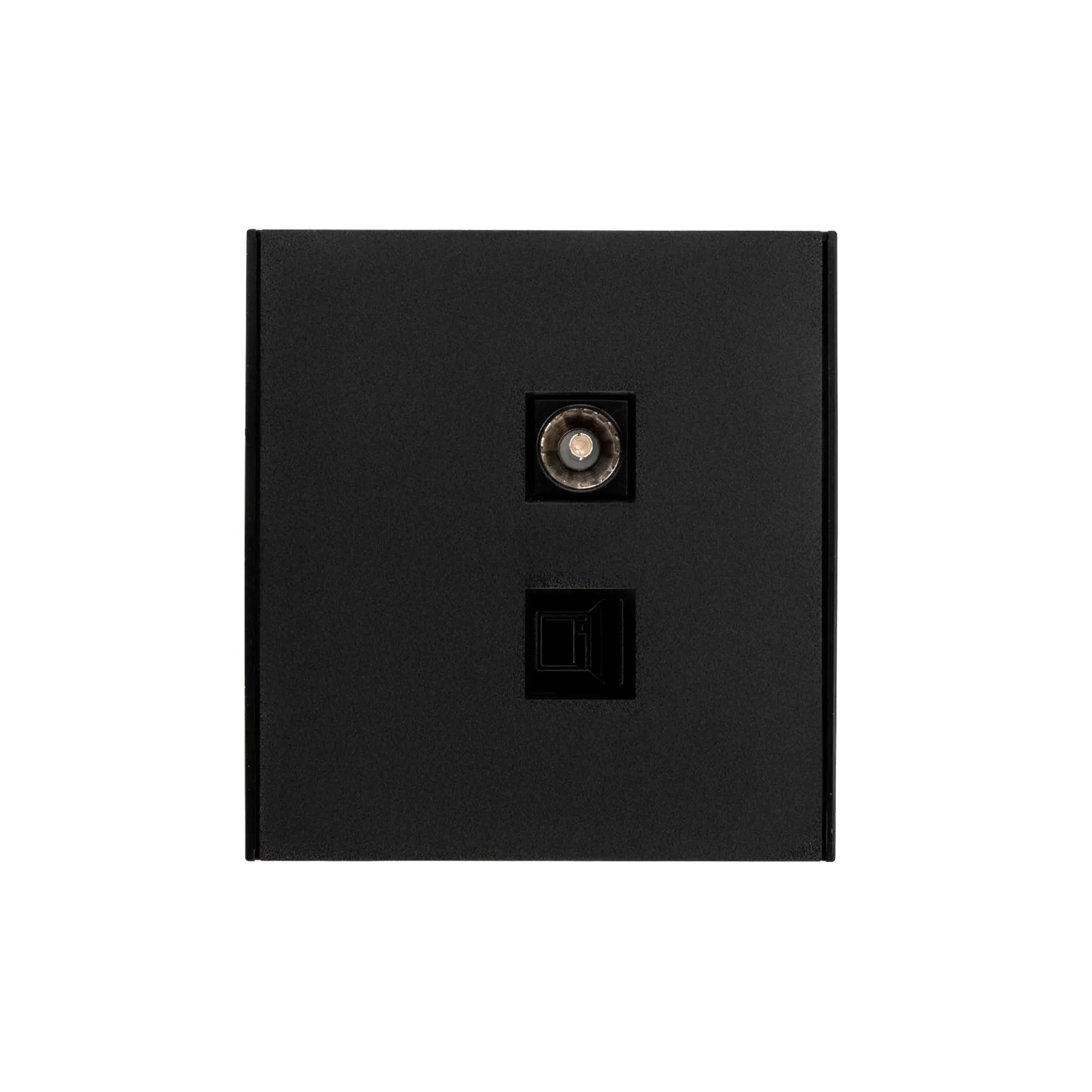 Розетка STRONG компьютерная RJ45 кат6 + TV с/у антрацит KRANZ