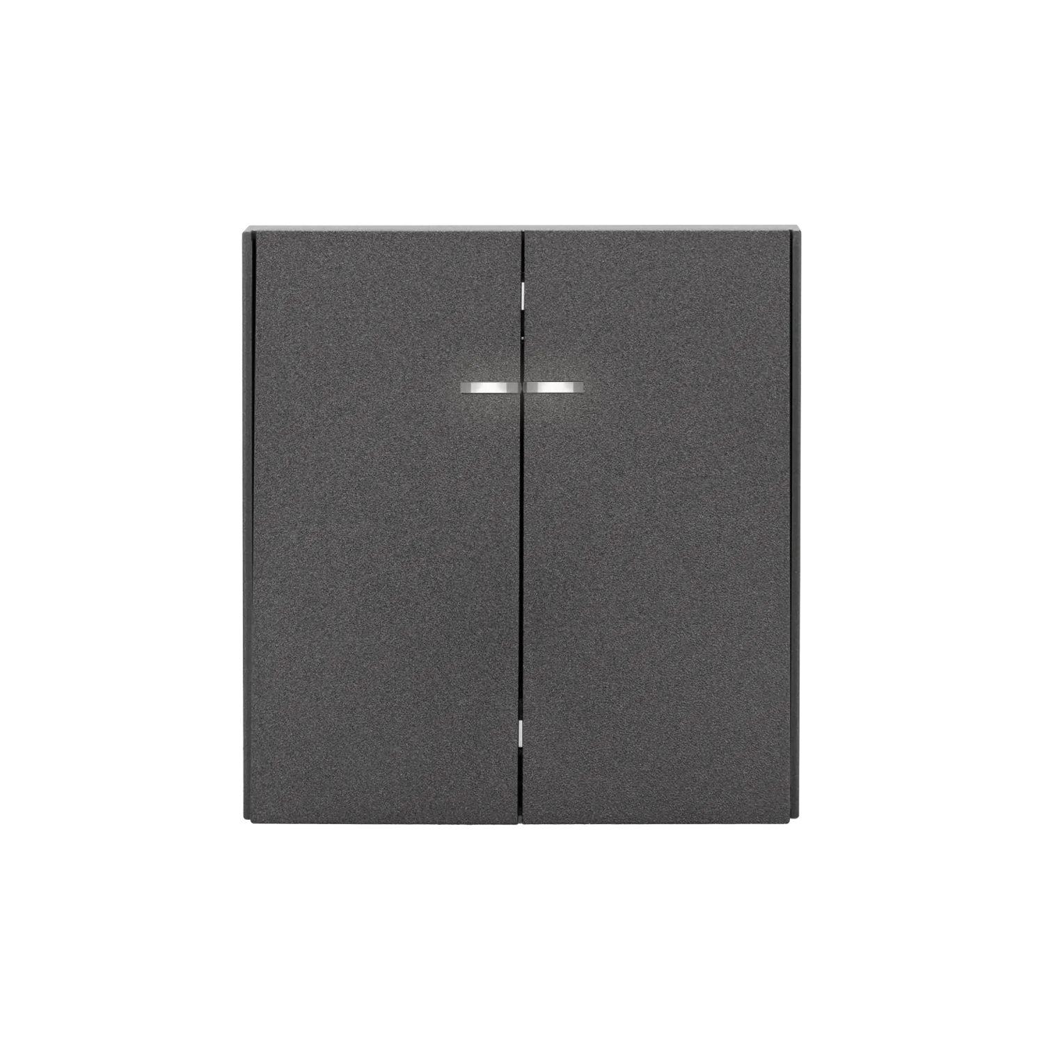 Выключатель STRONG 2 кл с подсветкой 10А с/у графит KRANZ