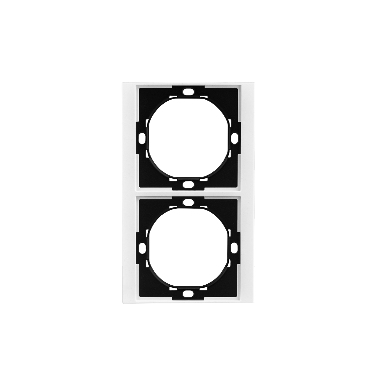 Рамка SETE 2-постовая универсальная жемчуг KRANZ