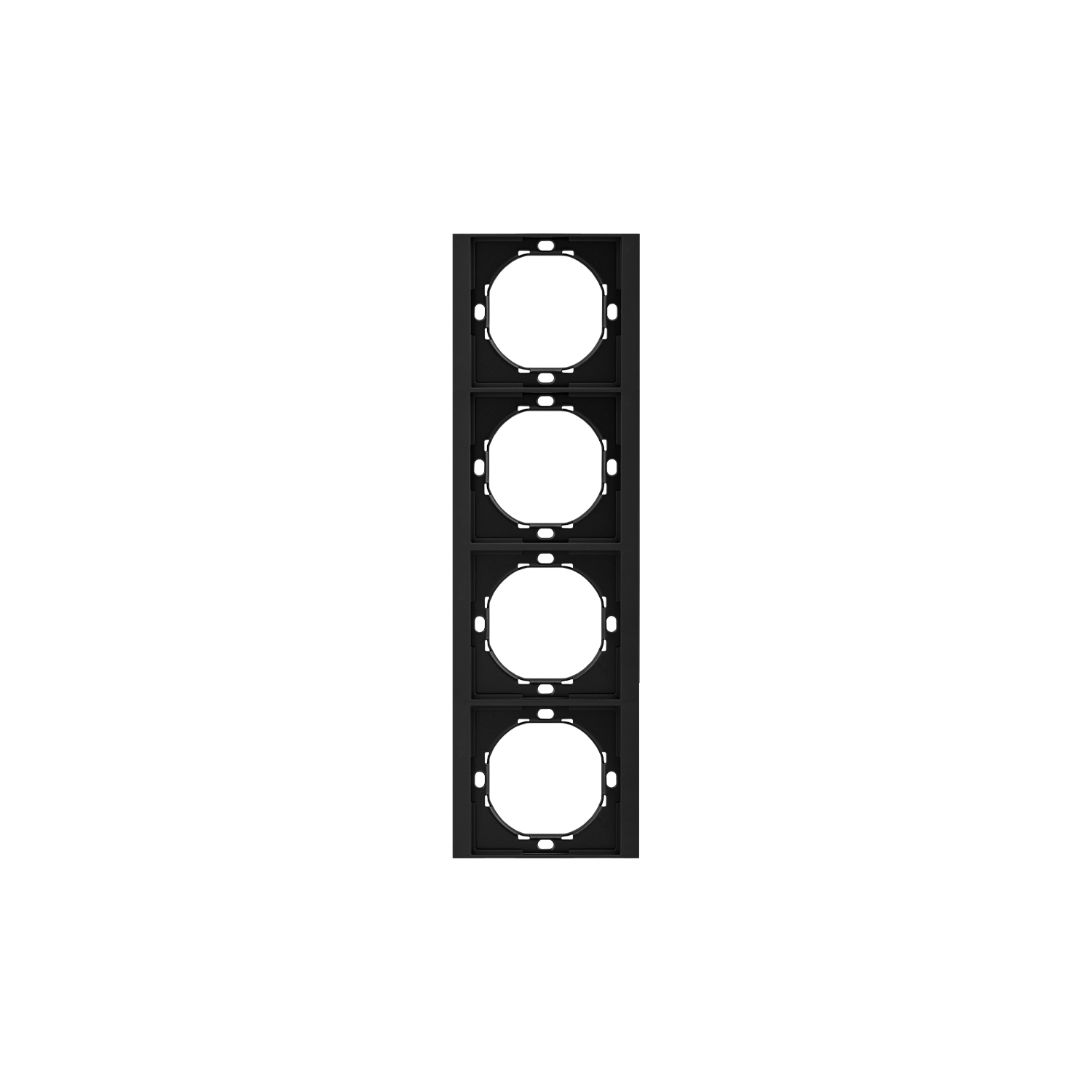 Рамка SETE 4-постовая универсальная антрацит KRANZ