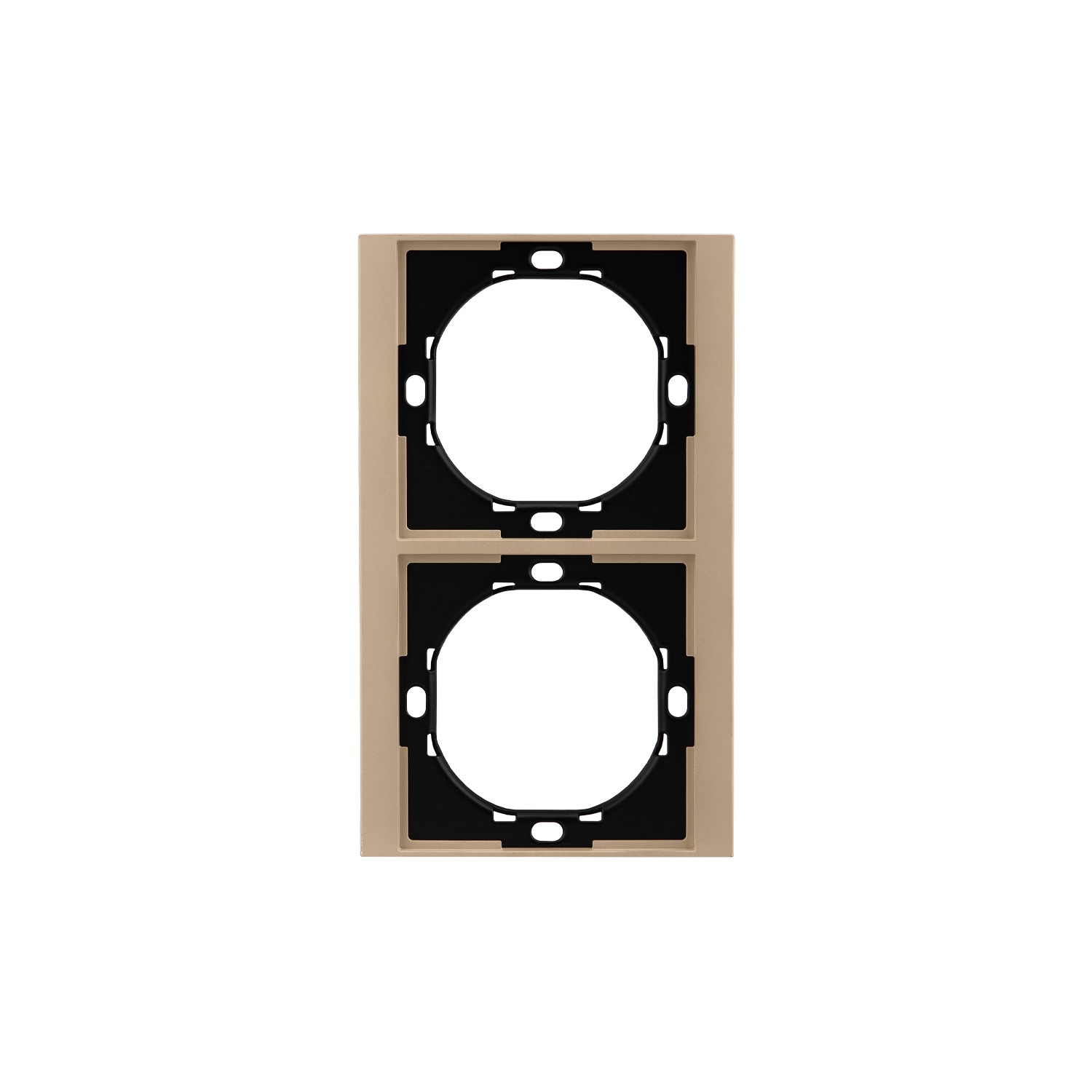 Рамка SETE 2-постовая универсальная кашемир KRANZ