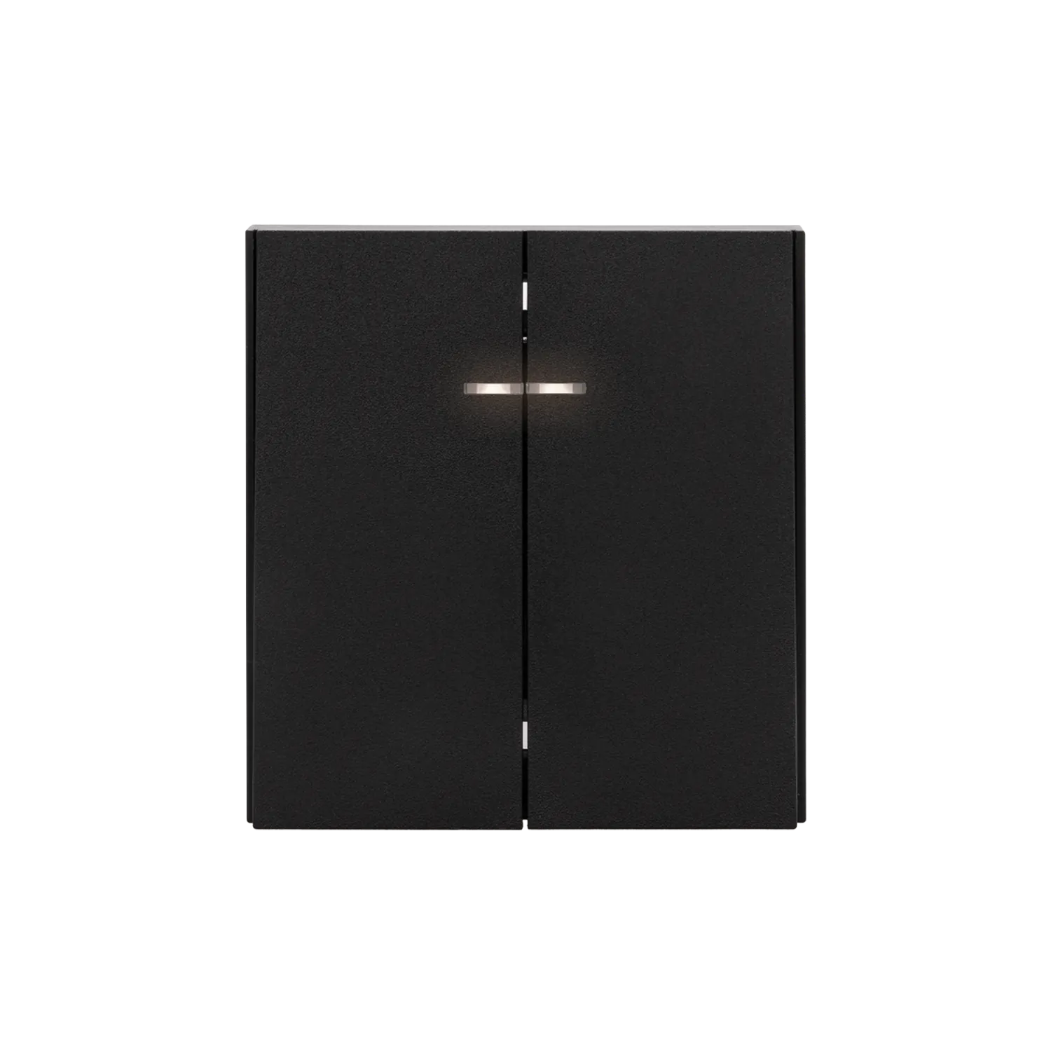 Выключатель STRONG 2 кл с подсветкой 10А с/у антрацит KRANZ