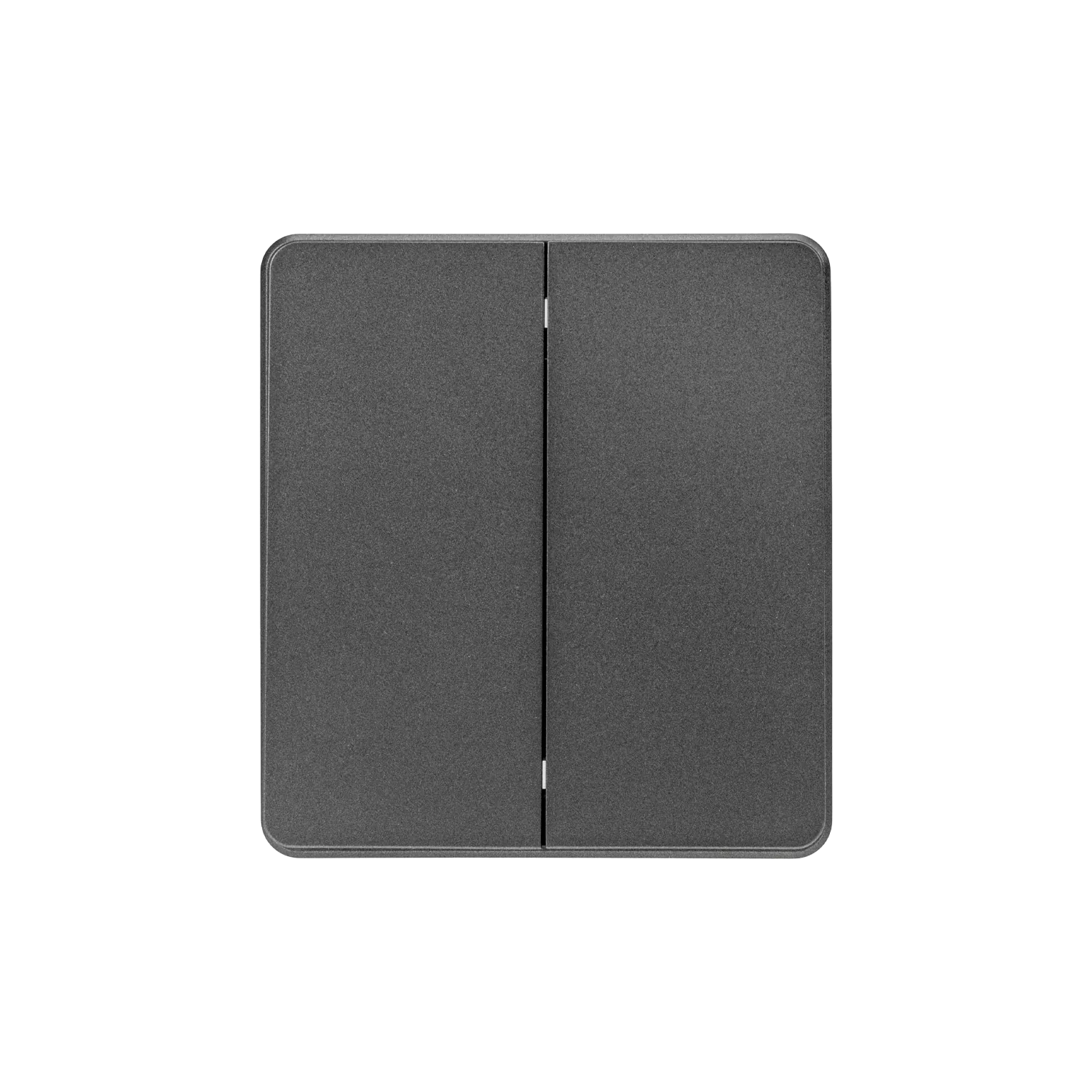 Выключатель ROUND 2 кл для жалюзи возвратный 10А с/у титан KRANZ